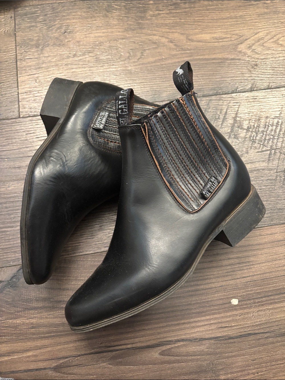 Botines El Gallo Black Boots